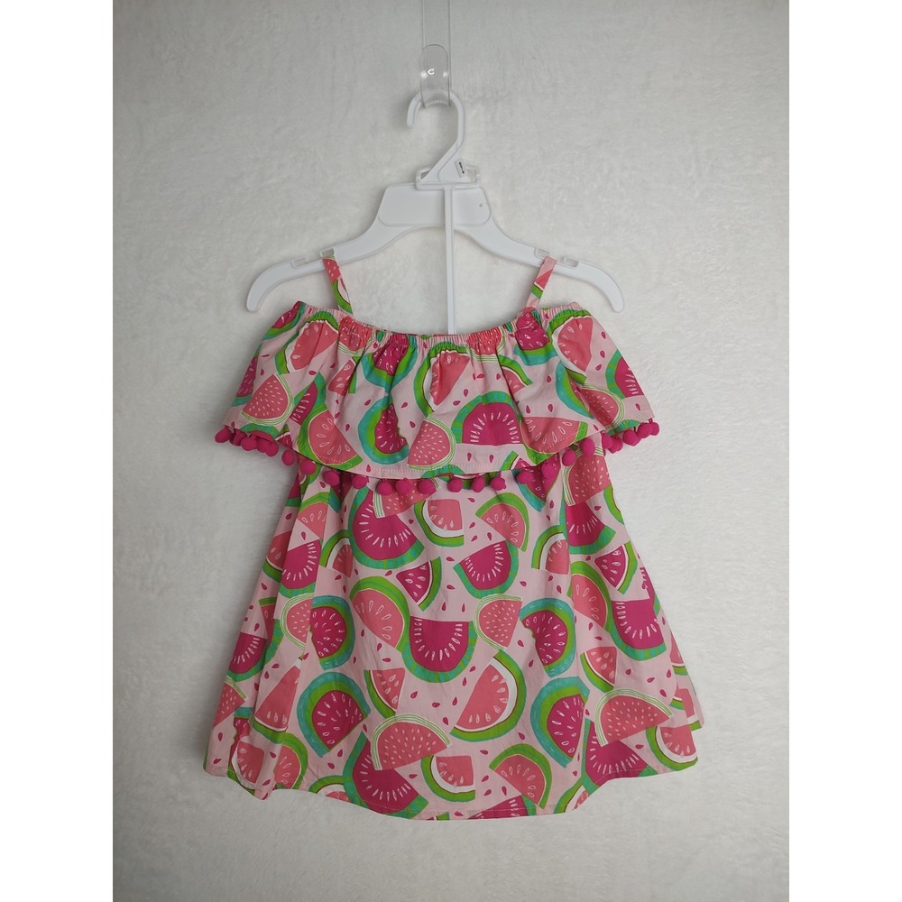 Tommy‎ Bahama Watermelon Dress Set Ruffle Top Summer Outfit Size 5-6